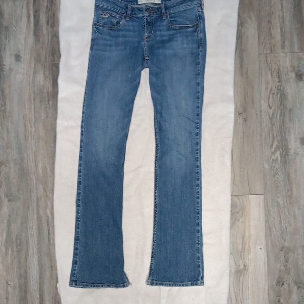 Hollister Women's Light Blue Boot Cut Jeans
